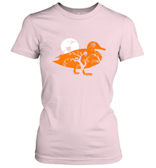 Funny Gift Witch Bat Web Moon Pumpkin Tree in Halloween Duck Women's T-Shirt Women's T-Shirt - belovedtshirt