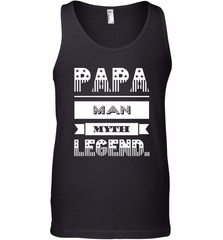 Papa Man Myth Legend Father's Day Dad Veteran Gift Men's Tank Top Men's Tank Top - belovedtshirt