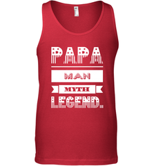Papa Man Myth Legend Father's Day Dad Veteran Gift Men's Tank Top Men's Tank Top - belovedtshirt