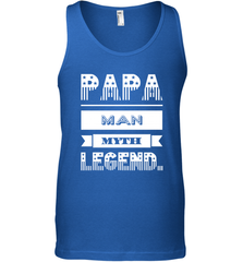 Papa Man Myth Legend Father's Day Dad Veteran Gift Men's Tank Top Men's Tank Top - belovedtshirt