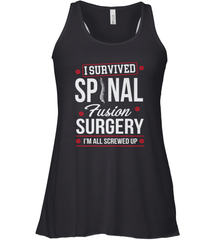 I Survived Spinal Fusion Surgery Women's Racerback Tank Women's Racerback Tank - belovedtshirt
