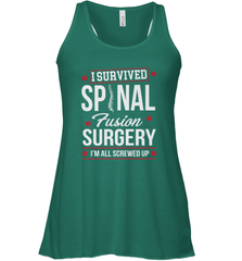 I Survived Spinal Fusion Surgery Women's Racerback Tank Women's Racerback Tank - belovedtshirt
