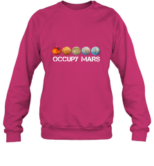 Occupy Mars Terraform Crewneck Sweatshirt Crewneck Sweatshirt - belovedtshirt