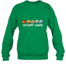 Occupy Mars Terraform Crewneck Sweatshirt Crewneck Sweatshirt - belovedtshirt