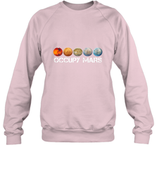 Occupy Mars Terraform Crewneck Sweatshirt Crewneck Sweatshirt - belovedtshirt