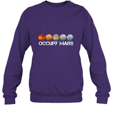 Occupy Mars Terraform Crewneck Sweatshirt Crewneck Sweatshirt - belovedtshirt