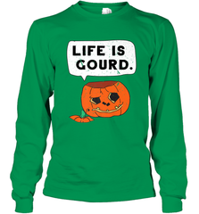 Funny Life Is Gourd Halloween Trick Or Treat Pumpkin Long Sleeve T-Shirt Long Sleeve T-Shirt - belovedtshirt