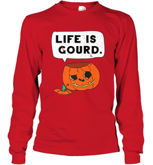 Funny Life Is Gourd Halloween Trick Or Treat Pumpkin Long Sleeve T-Shirt Long Sleeve T-Shirt - belovedtshirt