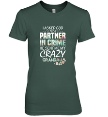 Crazy Grandma Women's Premium T-Shirt Women's Premium T-Shirt - belovedtshirt