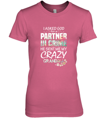 Crazy Grandma Women's Premium T-Shirt Women's Premium T-Shirt - belovedtshirt