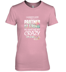 Crazy Grandma Women's Premium T-Shirt Women's Premium T-Shirt - belovedtshirt