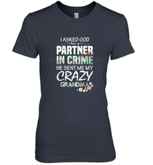 Crazy Grandma Women's Premium T-Shirt Women's Premium T-Shirt - belovedtshirt