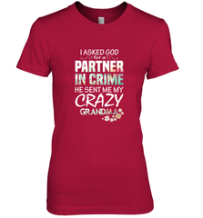 Crazy Grandma Women's Premium T-Shirt Women's Premium T-Shirt - belovedtshirt