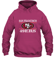 NFL San Francisco 49ers Logo Champion Hooded Sweatshirt Hooded Sweatshirt - belovedtshirt
