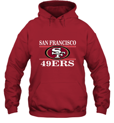NFL San Francisco 49ers Logo Champion Hooded Sweatshirt Hooded Sweatshirt - belovedtshirt