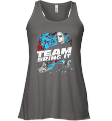 WWE The Rock Team Bring It Women's Racerback Tank Women's Racerback Tank - belovedtshirt