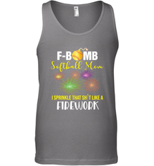 F Bomb Softball Mom Men's Tank Top Men's Tank Top - belovedtshirt