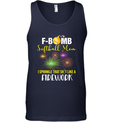F Bomb Softball Mom Men's Tank Top