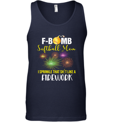 F Bomb Softball Mom Men's Tank Top Men's Tank Top - belovedtshirt