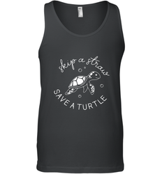 Skip A Straw Save A Turtle Shirt Save The Turtles Men's Tank Top