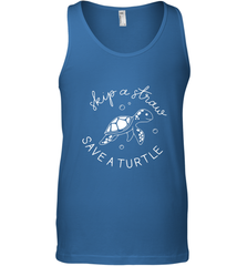 Skip A Straw Save A Turtle Shirt Save The Turtles Men's Tank Top Men's Tank Top - belovedtshirt