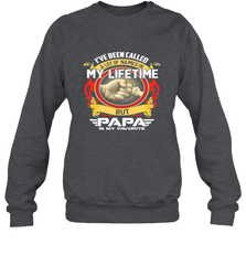 I've Been Called Lot Of Name But Papa Is My Favorite Crewneck Sweatshirt Crewneck Sweatshirt - belovedtshirt