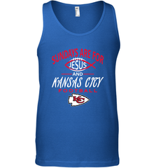 Sundays Are For Jesus and Kansas City Funny Football Men's Tank Top Men's Tank Top - belovedtshirt