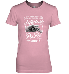 Papa Fathers Day Grandpa or Dad Women's Premium T-Shirt Women's Premium T-Shirt - belovedtshirt