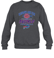 Sundays Are For Jesus and Buffalo Funny Christian Football 1 Crewneck Sweatshirt Crewneck Sweatshirt - belovedtshirt