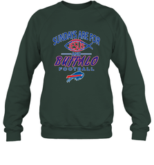 Sundays Are For Jesus and Buffalo Funny Christian Football 1 Crewneck Sweatshirt Crewneck Sweatshirt - belovedtshirt