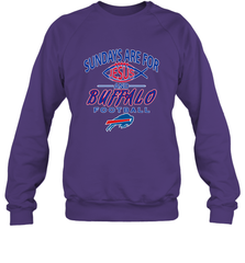 Sundays Are For Jesus and Buffalo Funny Christian Football 1 Crewneck Sweatshirt Crewneck Sweatshirt - belovedtshirt