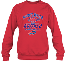 Sundays Are For Jesus and Buffalo Funny Christian Football 1 Crewneck Sweatshirt Crewneck Sweatshirt - belovedtshirt