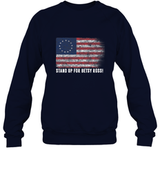 Patriotic 1776 Tee Respect the Flag Stand up for Betsy Ross Crewneck Sweatshirt