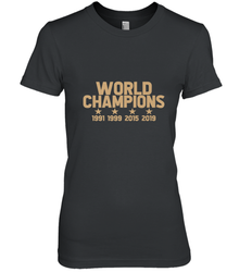 Us women's soccer team win world champions 4 four title 2019 Women's Premium T-Shirt