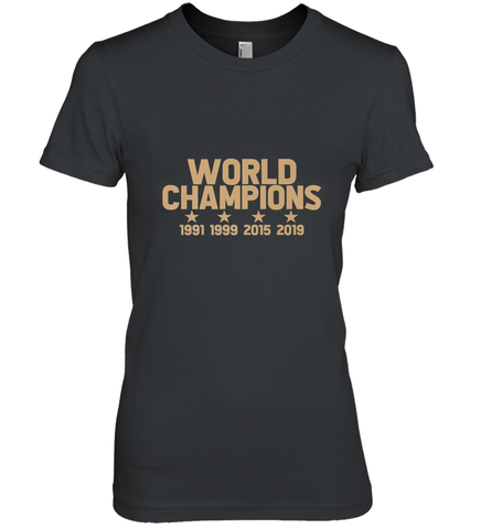 Us women's soccer team win world champions 4 four title 2019 Women's Premium T-Shirt Women's Premium T-Shirt / Black / XS Women's Premium T-Shirt - belovedtshirt