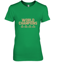 Us women's soccer team win world champions 4 four title 2019 Women's Premium T-Shirt