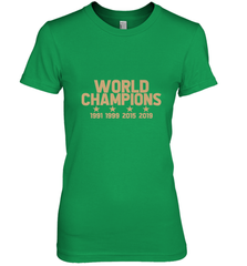 Us women's soccer team win world champions 4 four title 2019 Women's Premium T-Shirt Women's Premium T-Shirt - belovedtshirt