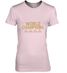 Us women's soccer team win world champions 4 four title 2019 Women's Premium T-Shirt Women's Premium T-Shirt - belovedtshirt