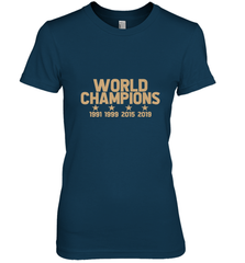 Us women's soccer team win world champions 4 four title 2019 Women's Premium T-Shirt Women's Premium T-Shirt - belovedtshirt