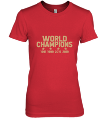 Us women's soccer team win world champions 4 four title 2019 Women's Premium T-Shirt Women's Premium T-Shirt - belovedtshirt