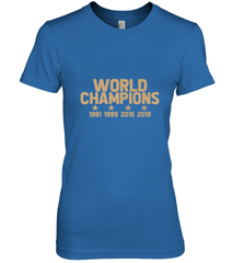 Us women's soccer team win world champions 4 four title 2019 Women's Premium T-Shirt Women's Premium T-Shirt - belovedtshirt
