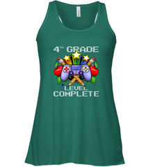4th Grade Level Complete Back To School Gift Boys Girls Women's Racerback Tank Women's Racerback Tank - belovedtshirt