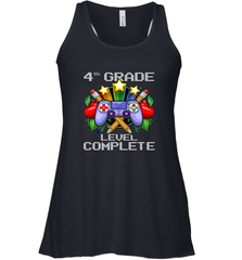 4th Grade Level Complete Back To School Gift Boys Girls Women's Racerback Tank Women's Racerback Tank - belovedtshirt