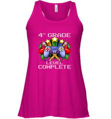 4th Grade Level Complete Back To School Gift Boys Girls Women's Racerback Tank Women's Racerback Tank - belovedtshirt