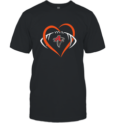 NFLAtlanta Falcons Heart Love Football Men's T-Shirt Men's T-Shirt - belovedtshirt