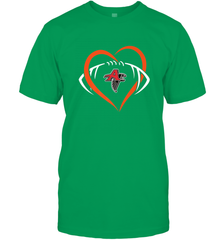 NFLAtlanta Falcons Heart Love Football Men's T-Shirt Men's T-Shirt - belovedtshirt