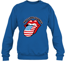Mens The Rolling Stones USA Tongue Crewneck Sweatshirt Crewneck Sweatshirt - belovedtshirt