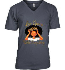 Leo Queens Are Born in July 23 August 22 Men's V-Neck Men's V-Neck - belovedtshirt