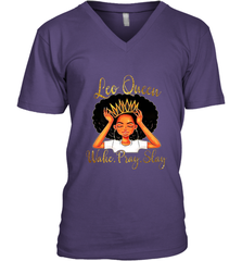 Leo Queens Are Born in July 23 August 22 Men's V-Neck Men's V-Neck - belovedtshirt