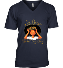 Leo Queens Are Born in July 23 August 22 Men's V-Neck Men's V-Neck - belovedtshirt